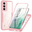 Folie de protectie Techsuit ColorVerse 360 Series + compatibil cu Xiaomi Redmi 15 4G / Redmi 15 5G, Roz