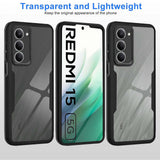 Folie de protectie Techsuit ColorVerse 360 Series + compatibil cu Xiaomi Redmi 15 4G / Redmi 15 5G, Negru