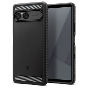 Husă Spigen Rugged Armor neagră pentru Sony Xperia 10 VII