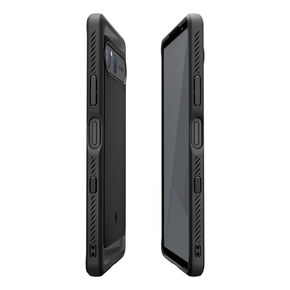 Husă Spigen Rugged Armor neagră pentru Sony Xperia 10 VII