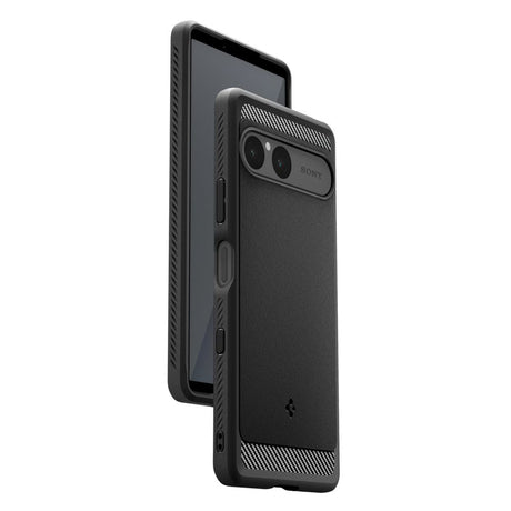 Husă Spigen Rugged Armor neagră pentru Sony Xperia 10 VII