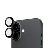 Folie de protectie PanzerGlass® Hoops® Camera Lens compatibil cu iPhone 16 / iPhone 16 Plus, Negru