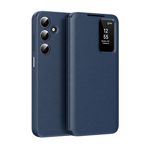 Husa de protectie Techsuit SmartView Series compatibil cu Samsung Galaxy A17 5G / A17 4G / A26 5G / M17 / F17, Albastru