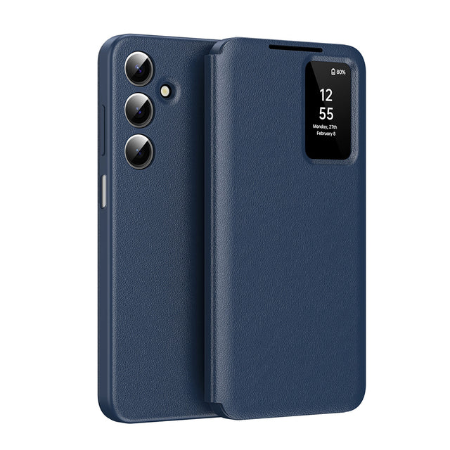 Husa de protectie Techsuit SmartView Series compatibil cu Samsung Galaxy A17 5G / A17 4G / A26 5G / M17 / F17, Albastru
