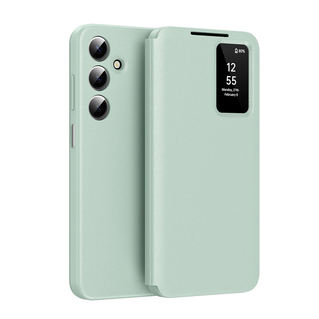 Husa de protectie Techsuit SmartView Series compatibil cu Samsung Galaxy A17 5G / A17 4G / A26 5G / M17 / F17, Verde