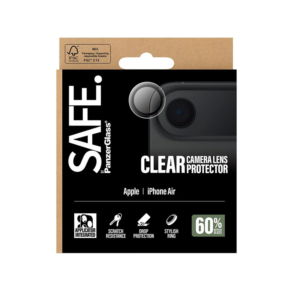 Folie de protectie PanzerGlass® SAFE. Camera Lens compatibil cu iPhone 17 Air, Transparent