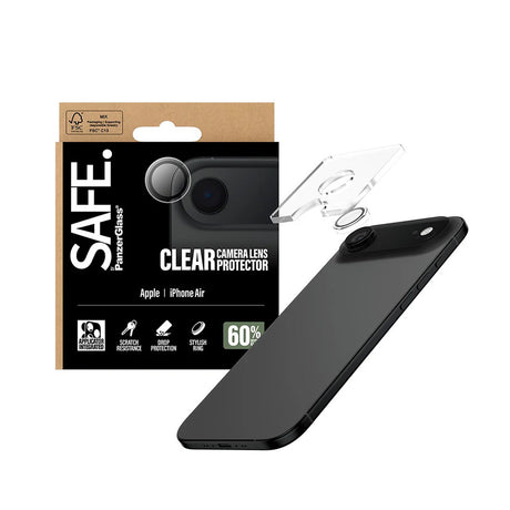 Folie de protectie PanzerGlass® SAFE. Camera Lens compatibil cu iPhone 17 Air, Transparent