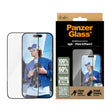 Folie de protectie PanzerGlass® Ultra-Wide Fit compatibil cu iPhone 16 / iPhone 15, Negru