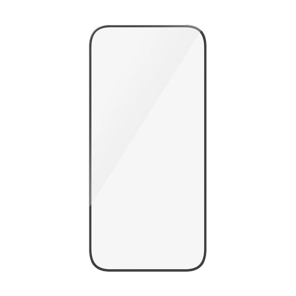 Folie de protectie PanzerGlass® Ultra-Wide Fit compatibil cu iPhone 16 / iPhone 15, Negru