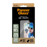 Folie de protectie PanzerGlass® Ultra-Wide Fit compatibil cu iPhone 16 Pro, Negru