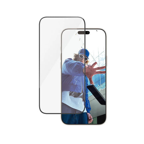 Folie de protectie PanzerGlass® Ultra-Wide Fit compatibil cu iPhone 16 Pro Max, Negru