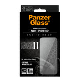 Folie de protectie PanzerGlass® Ultra-Wide Fit Ceramic II w. EasyAligner compatibil cu iPhone 17 Air, Negru