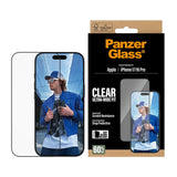 Folie de protectie PanzerGlass® Ultra-Wide Fit w. EasyAligner compatibil cu iPhone 17 / iPhone 16 Pro, Negru