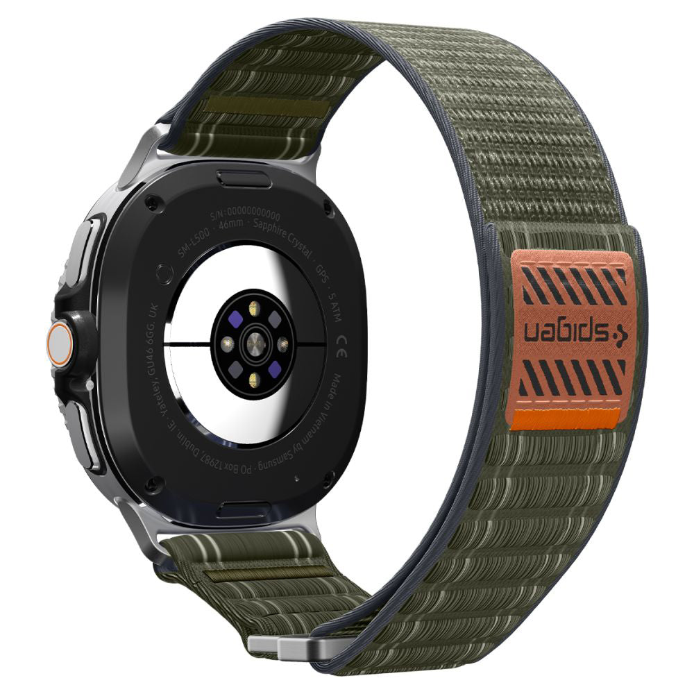 Curea smartwatch Spigen Watchband WBF0 (AMP10154) compatibil cu Samsung Galaxy Watch8 40mm/Watch8 44mm/Watch8 Classic, Verde