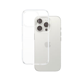 Husa de protectie PanzerGlass® HardCase Series compatibil cu iPhone 16 Pro, Transparent