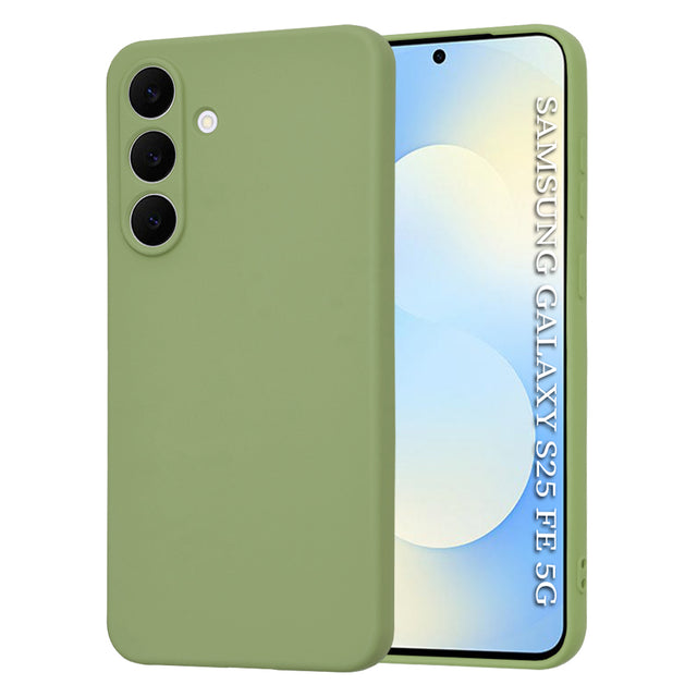 Husă Techsuit SoftFlex pentru Samsung Galaxy S25 FE, verde