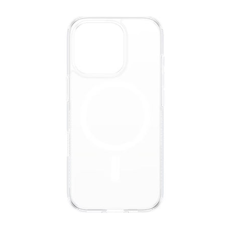 Husa de protectie PanzerGlass® HardCase White MagSafe Series compatibil cu iPhone 16 Pro, Transparent