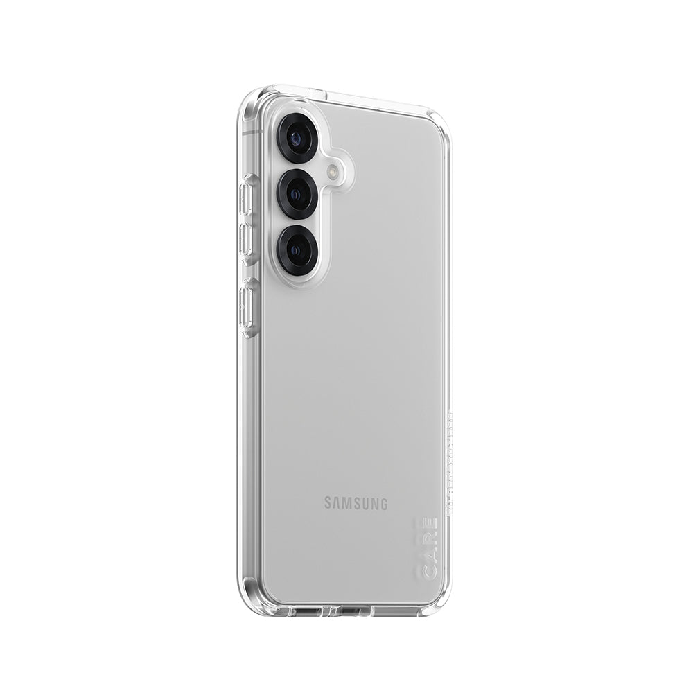 Husa de protectie PanzerGlass® CARE Flagship Urban Combat compatibil cu Samsung Galaxy S25, Transparent