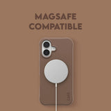 Husa de protectie PanzerGlass® CARE Fashionable w. MagSafe compatibil cu iPhone 17, Samba Espresso