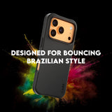 Husa de protectie PanzerGlass® CARE Fashionable w. MagSafe compatibil cu iPhone 17 Pro, Samba Black