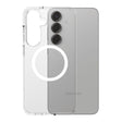 Husa de protectie PanzerGlass® CARE Flagship Urban Combat White Qi Compatible compatibil cu Samsung Galaxy S25 Plus, Transparent