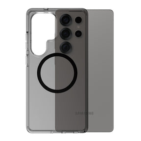 Husa de protectie PanzerGlass® CARE Flagship Urban Combat Black Qi Compatible compatibil cu Samsung Galaxy S25 Ultra, Smokey