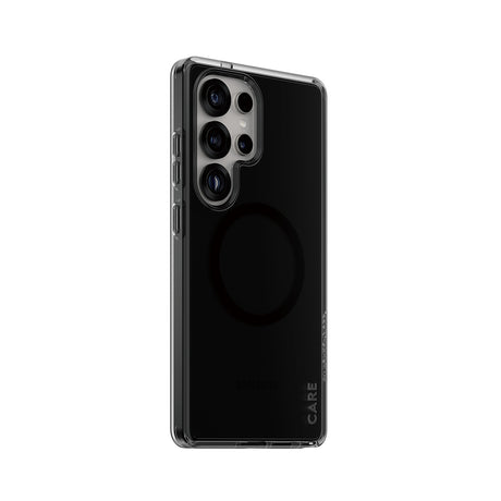 Husa de protectie PanzerGlass® CARE Flagship Urban Combat Black Qi Compatible compatibil cu Samsung Galaxy S25 Ultra, Smokey