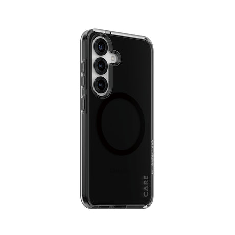 Husa de protectie PanzerGlass® CARE Flagship Urban Combat Black Qi Compatible compatibil cu Samsung Galaxy S25, Smokey