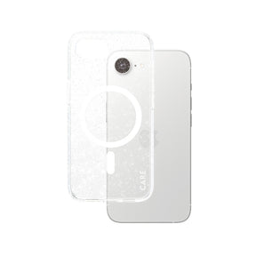 Husa de protectie PanzerGlass® CARE Flagship Urban Combat Star Lit w. White Qi Compatible compatibil cu iPhone 16e / iPhone 17e, Transparent