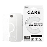 Husa de protectie PanzerGlass® CARE Flagship Urban Combat Star Lit w. White Qi Compatible compatibil cu iPhone 16e / iPhone 17e, Transparent