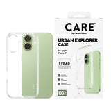 Husa de protectie PanzerGlass® CARE Flagship Urban Explorer compatibil cu iPhone 17, Transparent
