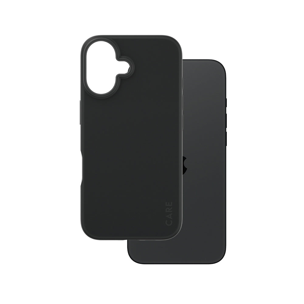 Husa de protectie PanzerGlass® CARE Fashionable compatibil cu iPhone 16, Negru