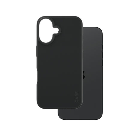 Husa de protectie PanzerGlass® CARE Fashionable compatibil cu iPhone 16, Negru