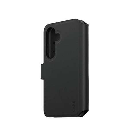 Husa de protectie PanzerGlass® CARE Feature Tango Two-in-One Wallet compatibil cu Samsung Galaxy S25, Negru