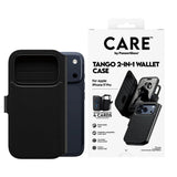 Husa de protectie PanzerGlass® CARE Feature MagSafe Tango Two-in-One Wallet compatibil cu iPhone 17 Pro, Negru