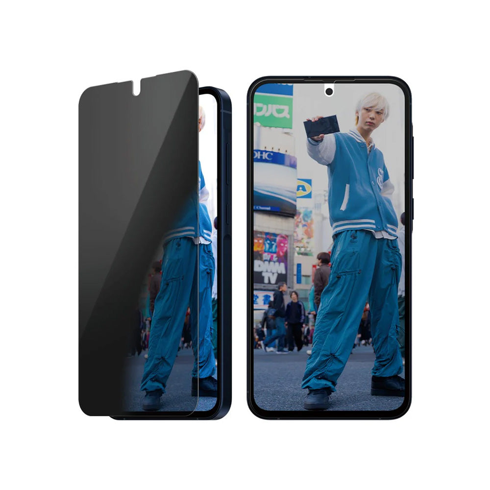 Folie de protectie PanzerGlass® Ultra-Wide Fit Privacy compatibil cu Samsung Galaxy A56 5G, Transparent