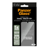 Folie de protectie PanzerGlass® Ultra-Wide Fit Ceramic w. EasyAligner compatibil cu Samsung Galaxy S25 Plus / S24 Plus, Transparent