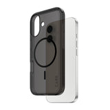 Husa de protectie PanzerGlass® CARE Flagship Urban Explorer Black MagSafe compatibil cu iPhone 17, Smokey