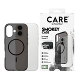 Husa de protectie PanzerGlass® CARE Flagship Urban Explorer Black MagSafe compatibil cu iPhone 17, Smokey