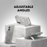 Husa de protectie PanzerGlass® CARE Feature Kickstand MagSafe compatibil cu iPhone 17, Transparent