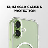 Husa de protectie PanzerGlass® CARE Feature Kickstand MagSafe compatibil cu iPhone 17, Transparent