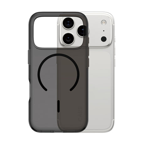 Husa de protectie PanzerGlass® CARE Flagship Urban Explorer Black MagSafe compatibil cu iPhone 17 Pro, Smokey