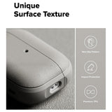 Casti Ringke Protection Case Onyx Magnetic, for AirPods Pro 3, Non-Slip Texture, Carabiner Hole, Warm Gray