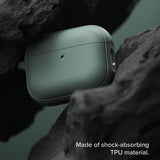 Casti Ringke Protection Case Onyx Magnetic, for AirPods Pro 3, Non-Slip Texture, Carabiner Hole, Sage Green
