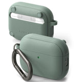 Casti Ringke Protection Case Onyx Magnetic, for AirPods Pro 3, Non-Slip Texture, Carabiner Hole, Sage Green