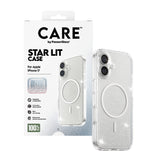 Husa de protectie PanzerGlass® CARE Flagship Urban Explorer Star Lit White MagSafe compatibil cu iPhone 17, Transparent