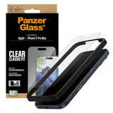Folie de protectie PanzerGlass® Classic Fit w. EasyAligner compatibil cu iPhone 17 Pro Max, Transparent