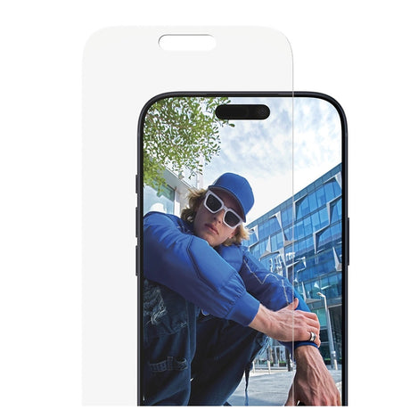 Folie de protectie PanzerGlass® Classic Fit w. EasyAligner compatibil cu iPhone 17 Pro Max, Transparent