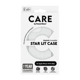 Husa de protectie PanzerGlass® CARE Flagship Urban Combat Star Lit White MagSafe compatibil cu iPhone 16 Pro, Transparent