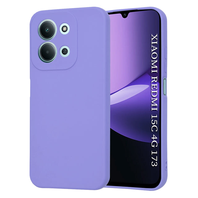 Husa de protectie Techsuit SoftFlex compatibil cu Xiaomi Redmi 15C 4G / Redmi 15C 5G, Mov Deschis
